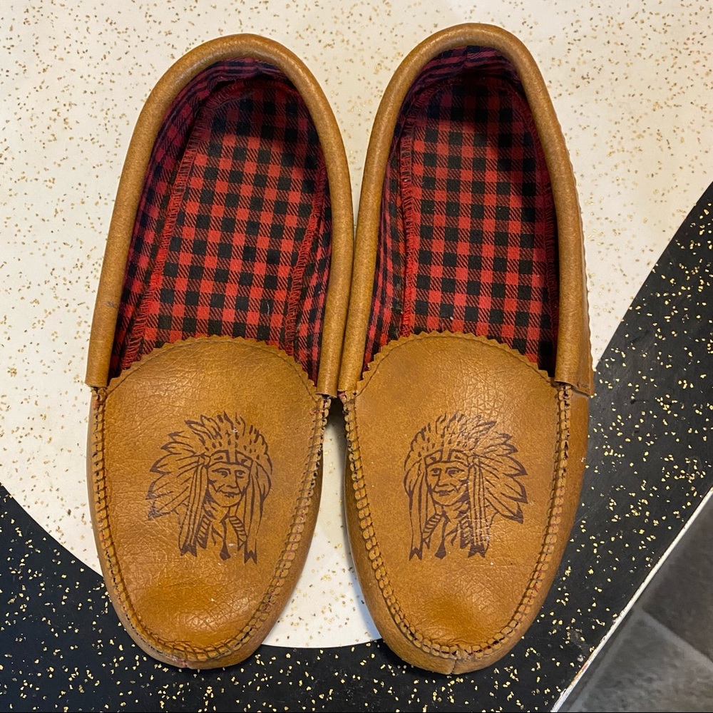 Vintage 50s/60s leatherette Moccasins